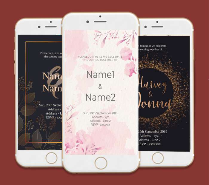 Invitation prices in India