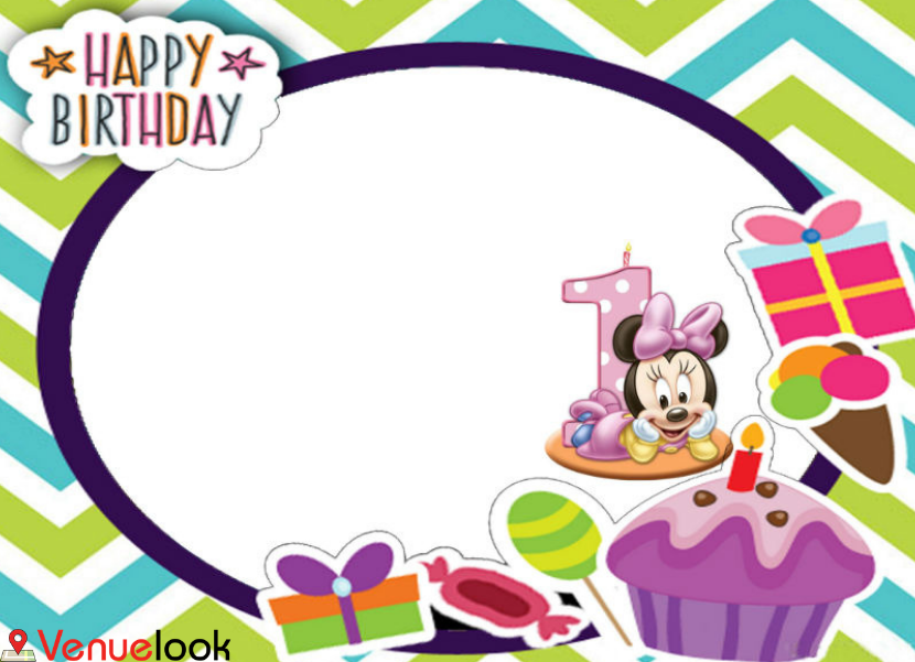 create first birthday party templ138 e-invite for free