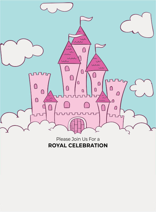 create disney land  theme templ832 e-invite for free