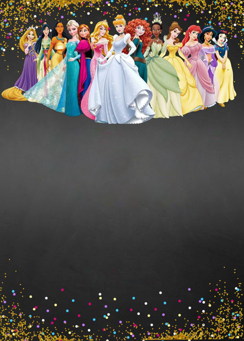 create princess theme templ480 e-invite for free