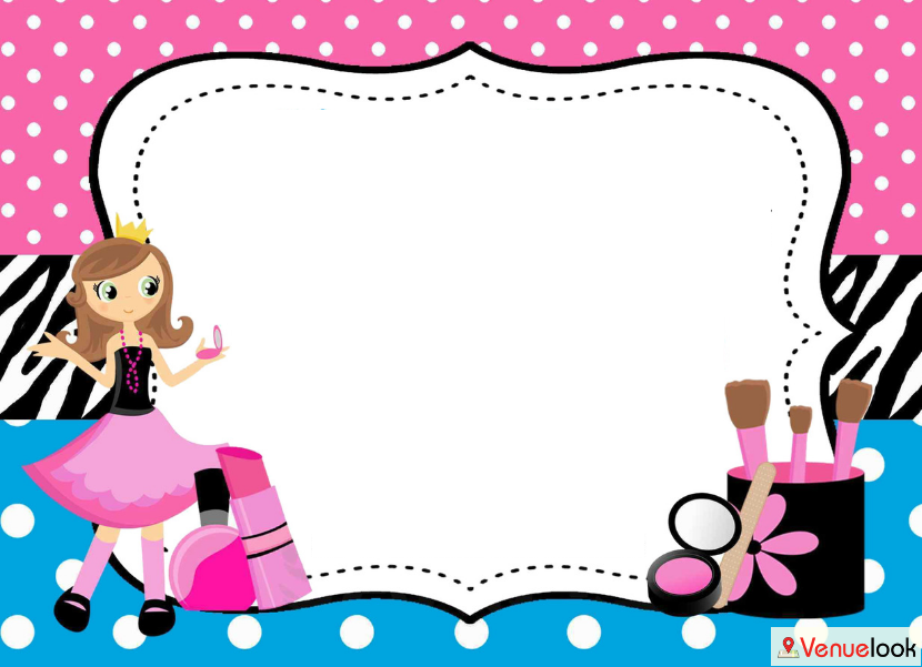 create girls birthday party templ166 e-invite for free