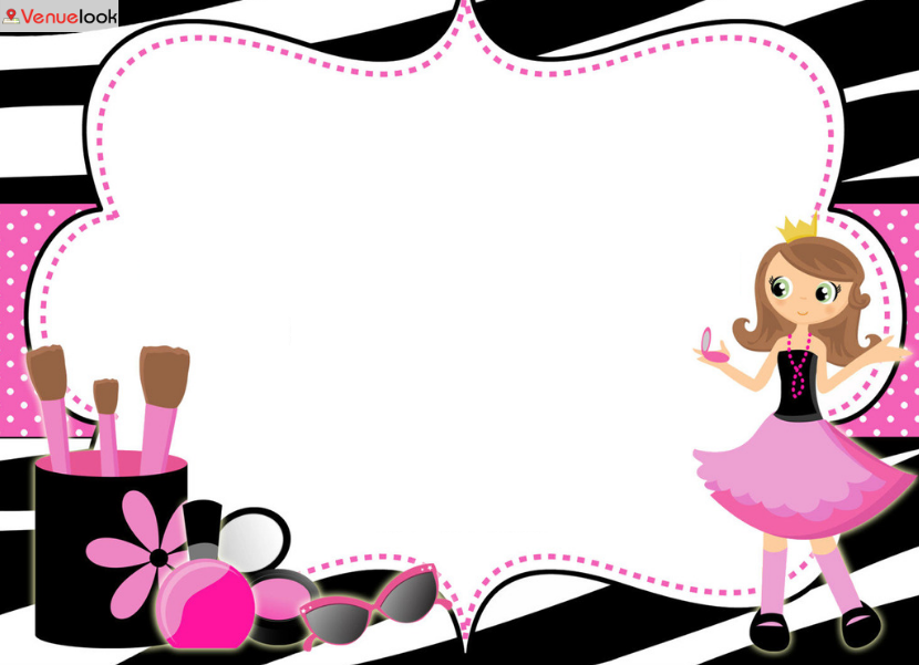 create girls birthday party templ170 e-invite for free