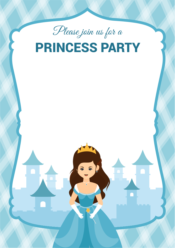 create girls birthday party templ744 e-invite for free