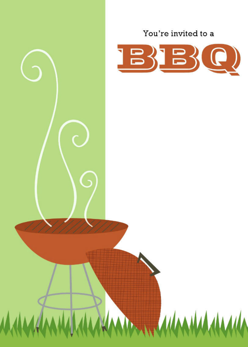 create barbeque party templ277 e-invite for free