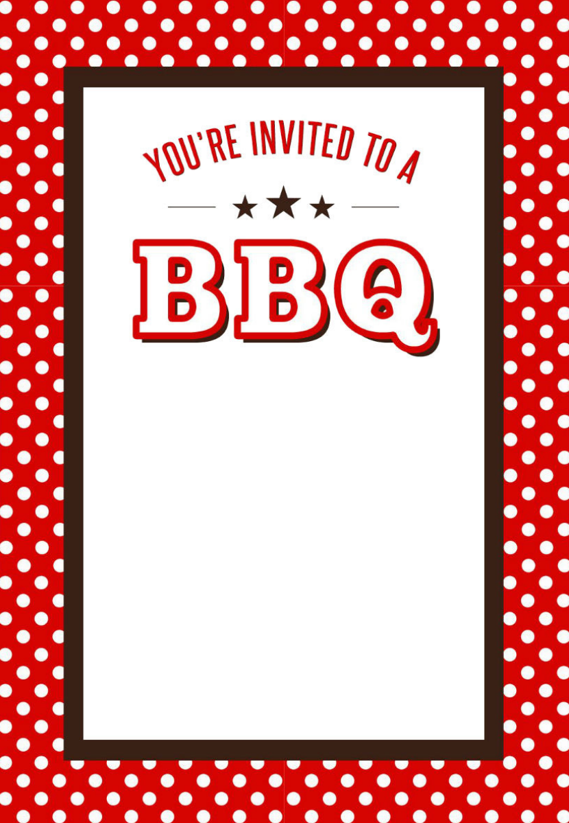 create barbeque party templ278 e-invite for free