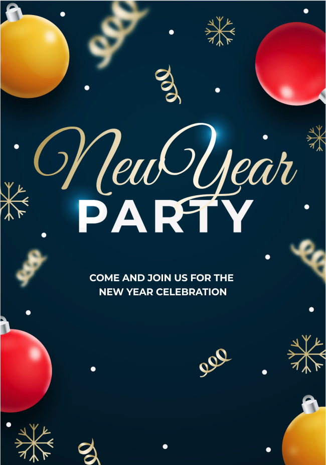 create new year's eve templ1015 e-invite for free