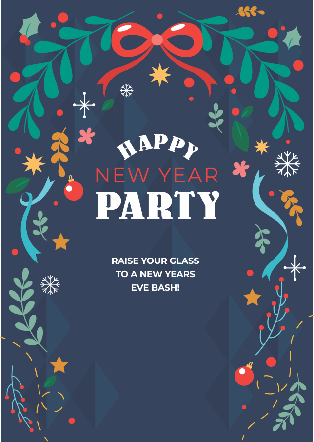 create new year's eve templ1022 e-invite for free