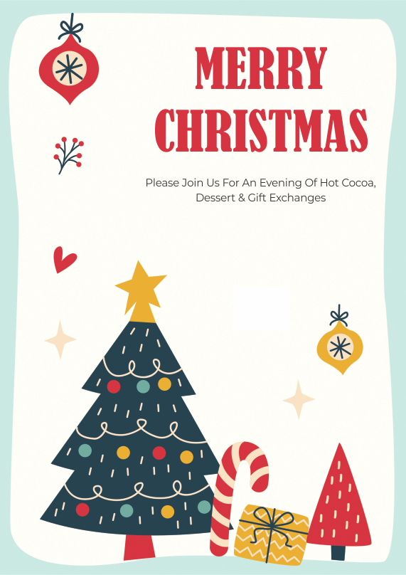 create christmas party templ1009 e-invite for free