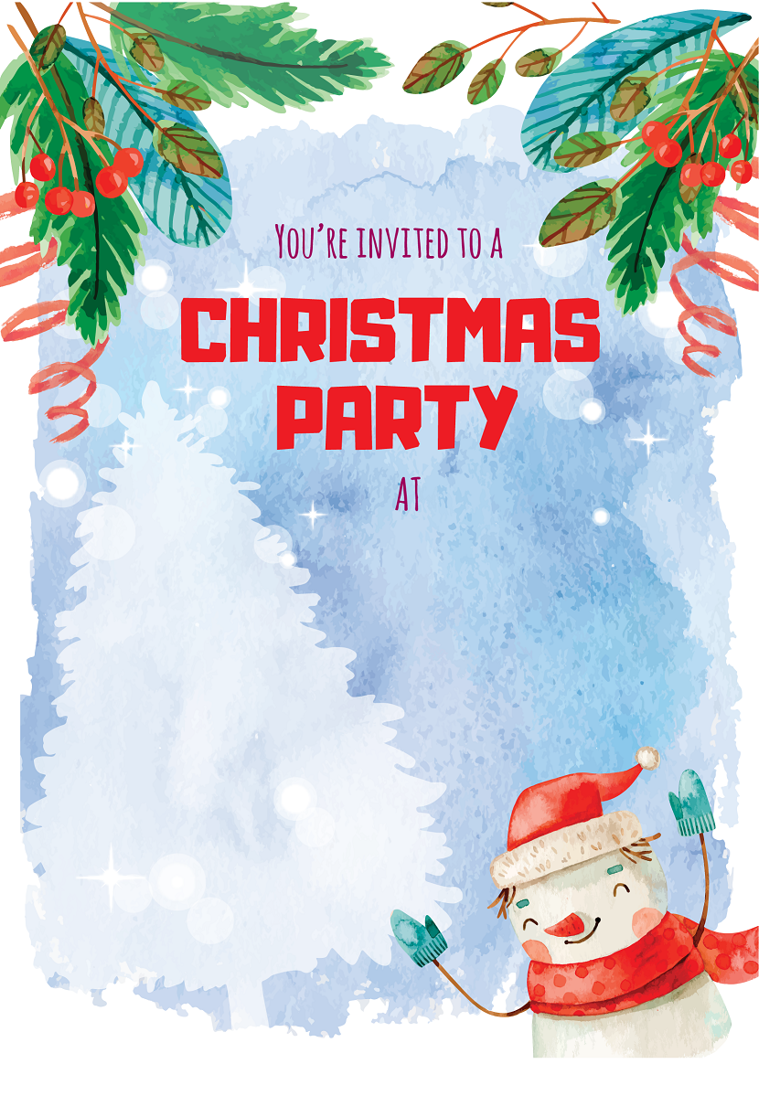 create christmas templ705 e-invite for free