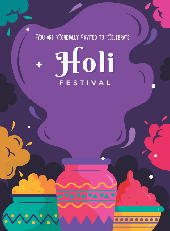 create holi milan templ752 e-invite for free