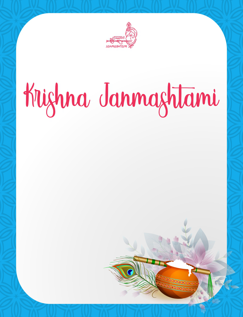 create krishna janmashtami templ664 e-invite for free