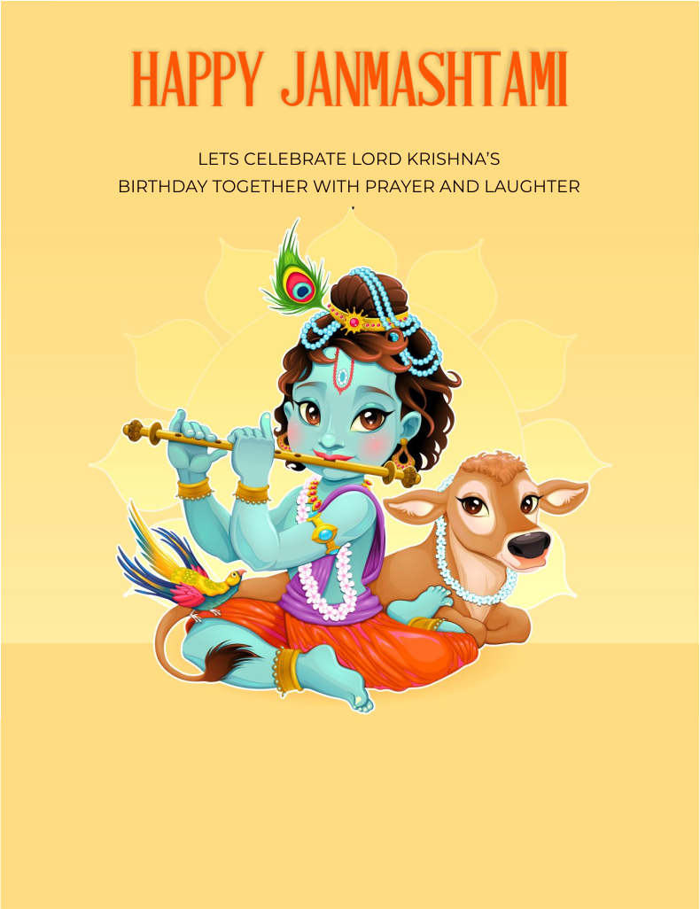 create krishna janmashtami templ897 e-invite for free