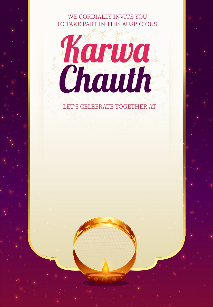 create karwachauth templ683 e-invite for free