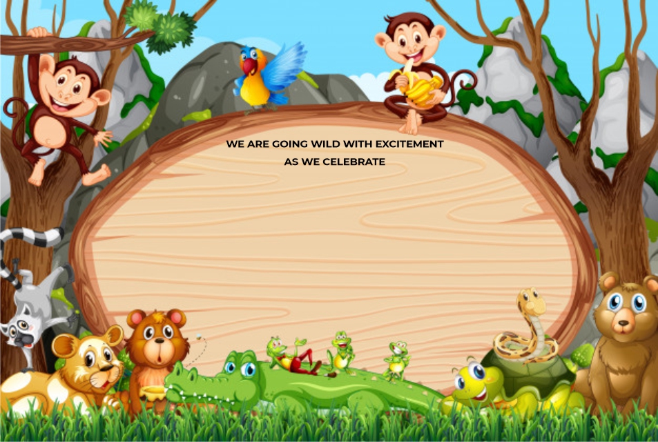 create jungle safari theme templ1042 e-invite for free