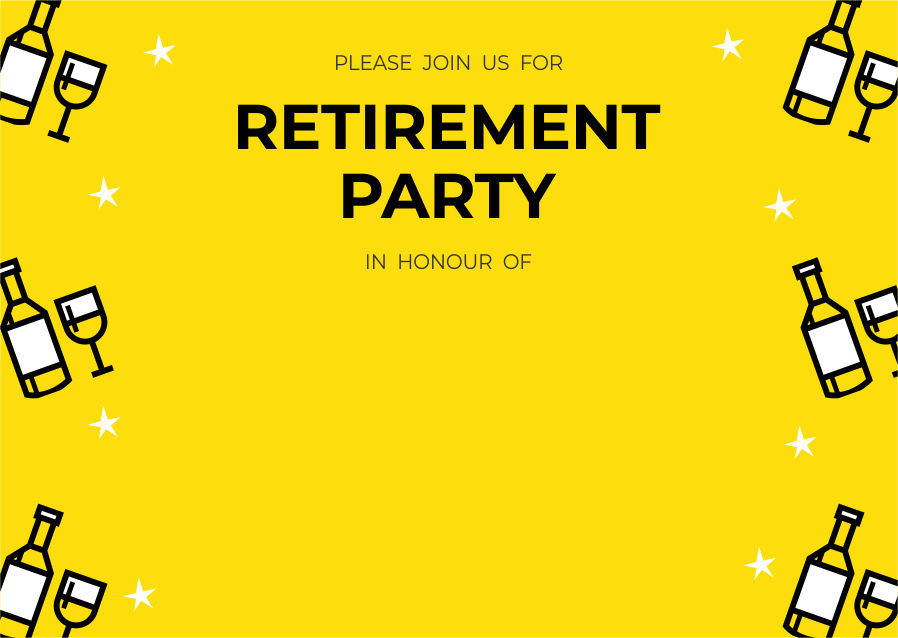 create retirement party templ863 e-invite for free