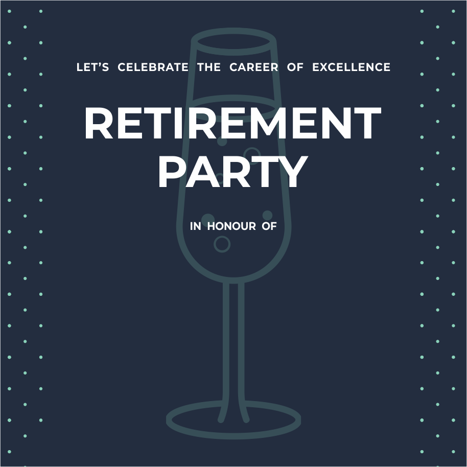 create retirement party templ864 e-invite for free