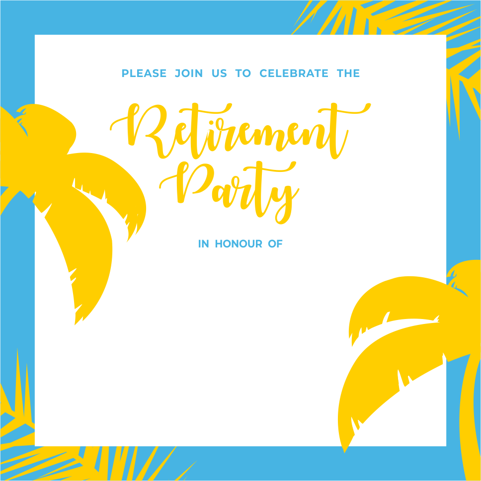 create retirement party templ867 e-invite for free