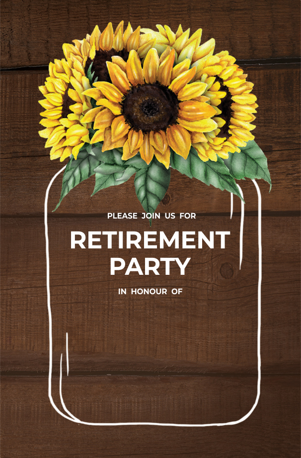 create retirement party templ868 e-invite for free