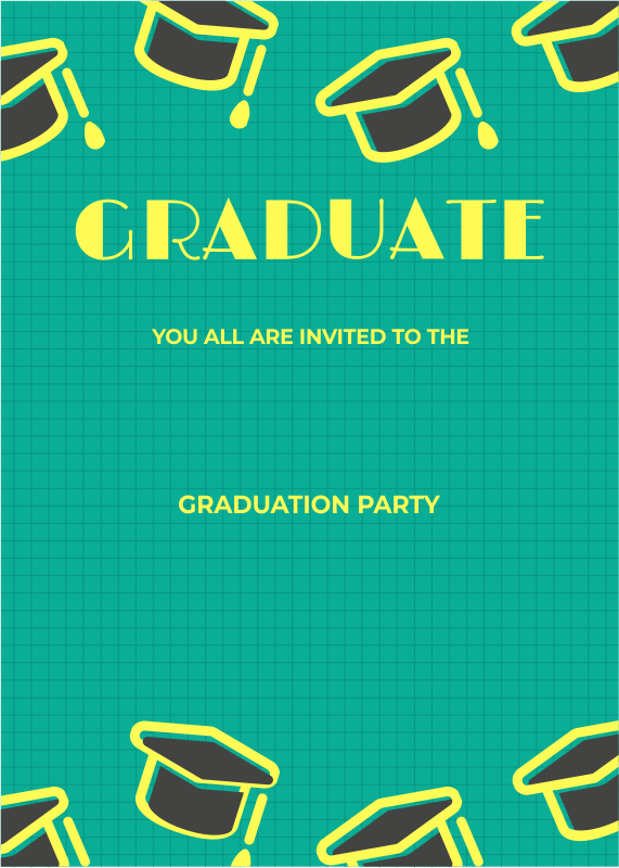 create graduation party templ875 e-invite for free