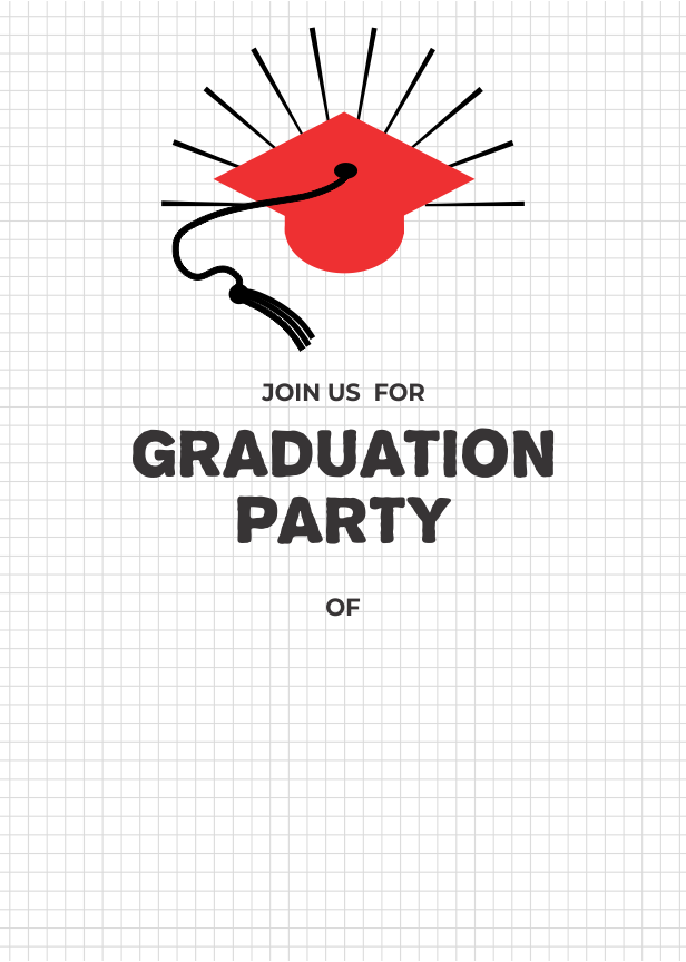 create graduation party templ876 e-invite for free