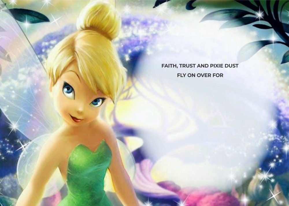 create tinkerbell birthday templ913 e-invite for free