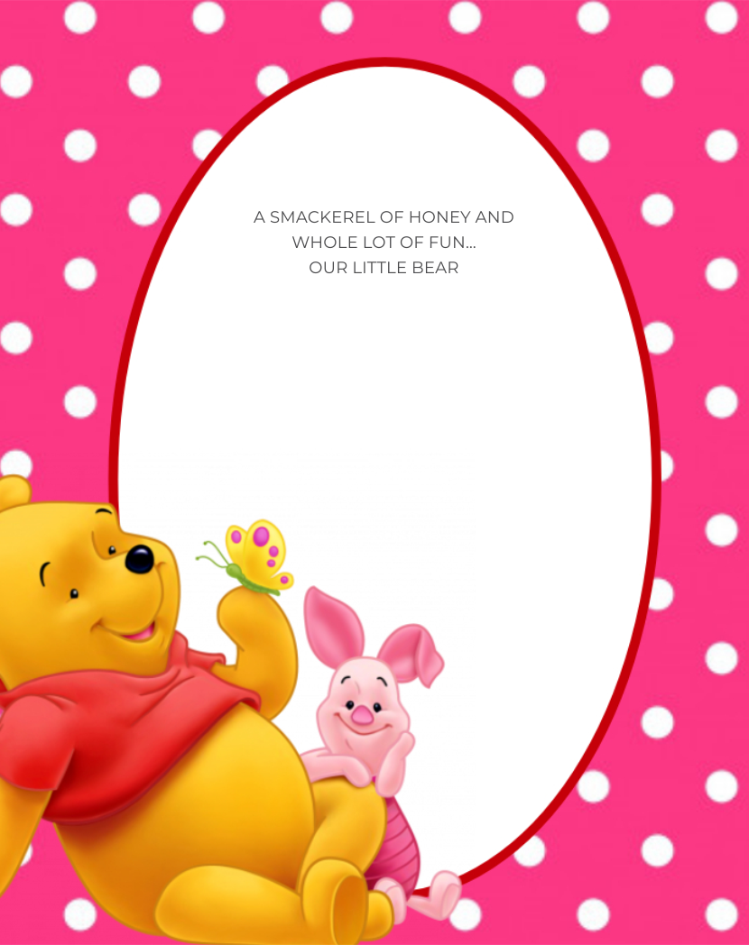 create winnie the pooh birthday theme templ920 e-invite for free