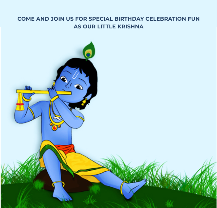 create krishna theme templ990 e-invite for free