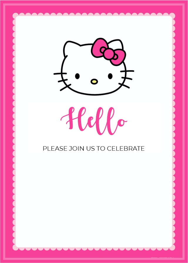 create hello kitty templ1114 e-invite for free