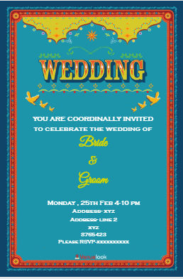 Classical Wedding E-Invite E-Invitation