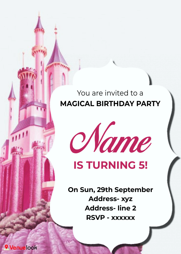 Disney Land E-INVITE E-Invitation