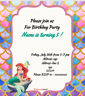 Iridescent Pearl Shimmer E-Invite E-Invitation