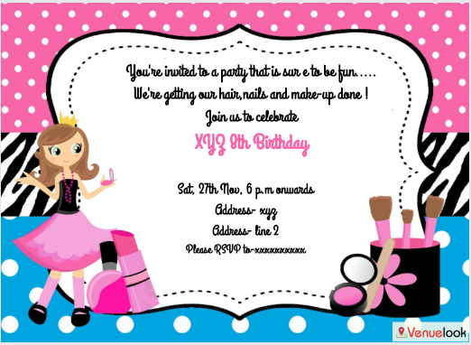 Pink & Blue E-Invite E-Invitation