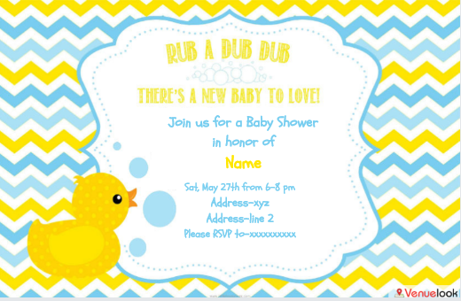 Spring Duckling E-Invite E-Invitation