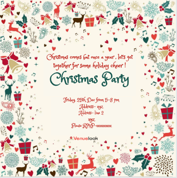 Christmas Carol E-Invite E-Invitation