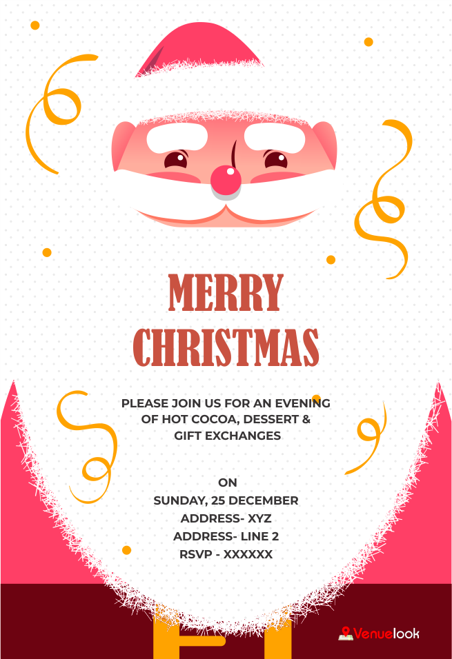 Santa Claus E-Invite E-Invitation