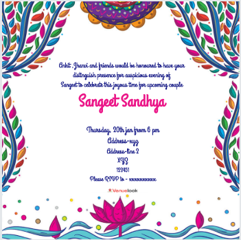 Colourful E-Invit E-Invitation