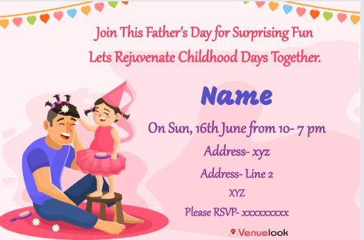 World's Best Dad E-Invite E-Invitation