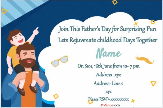 A Mustache-Father's Day E-Invite E-Invitation