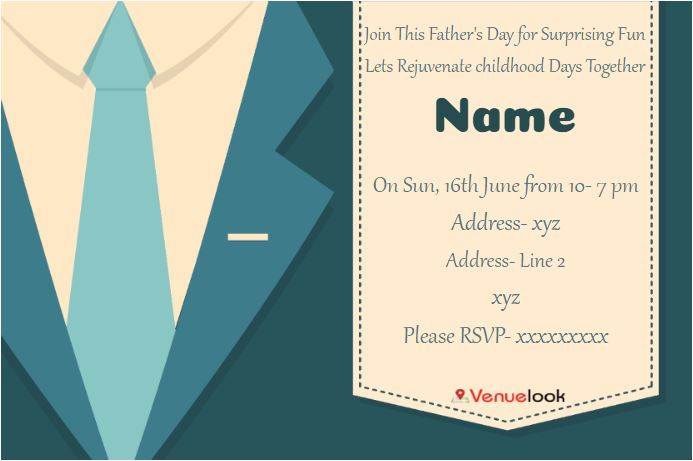 Dapper Dad E-Invite E-Invitation