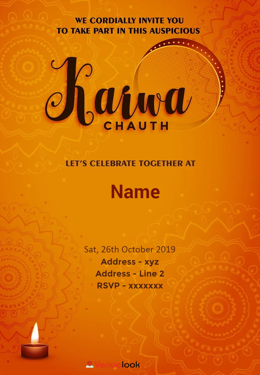 SUNSHINE KARWACHAUTH E-INVITE E-Invitation