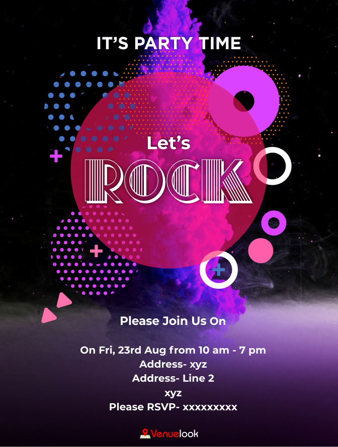 LET'S ROCK E-INVITE E-Invitation