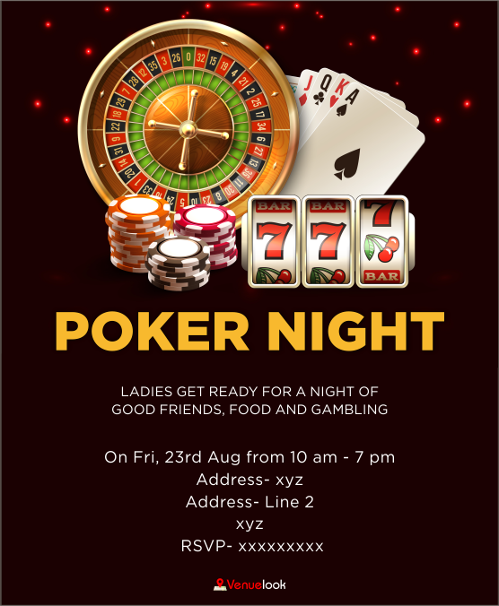 Poker Night E-INVITE E-Invitation