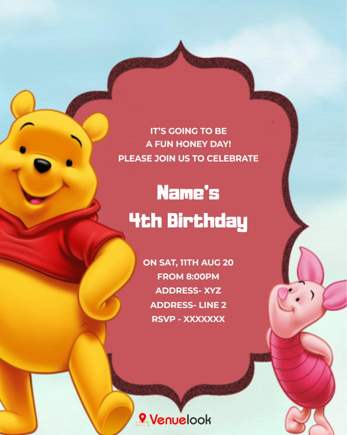 Best Bear E-Invite E-Invitation